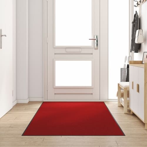 Röd Dörrmatta Rektangulär 120x300 cm