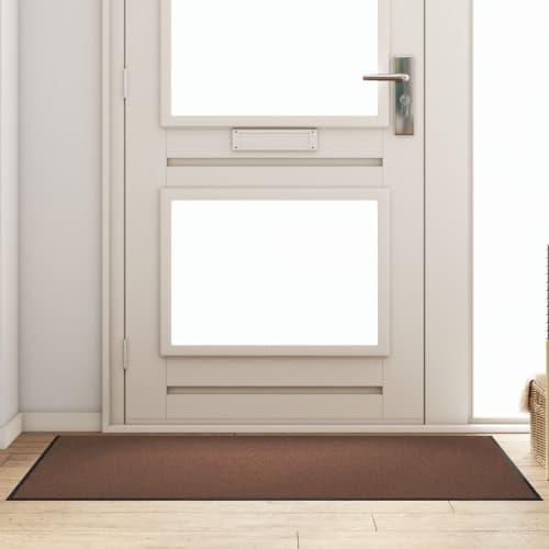 Dörrmatta Rektangulär Brun 90x150 cm