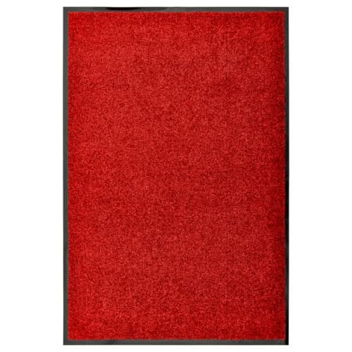 Dörrmatta tvättbar röd 60x90 cm