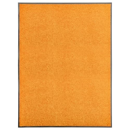 Dörrmatta tvättbar orange 90x120 cm