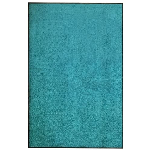 Dörrmatta tvättbar cyan 120x180 cm