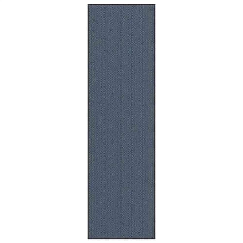 Dörrmatta blå 115x400 cm