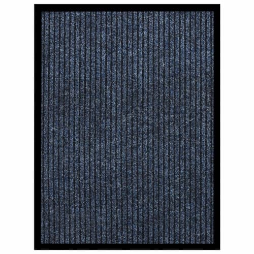 Dörrmatta blårandig 60x80 cm