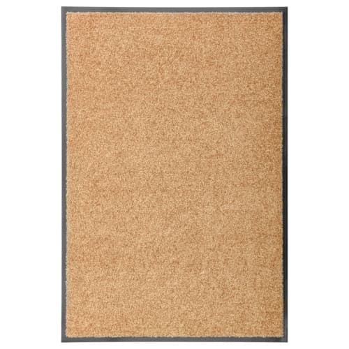 Dörrmatta tvättbar gräddvit 60x90 cm