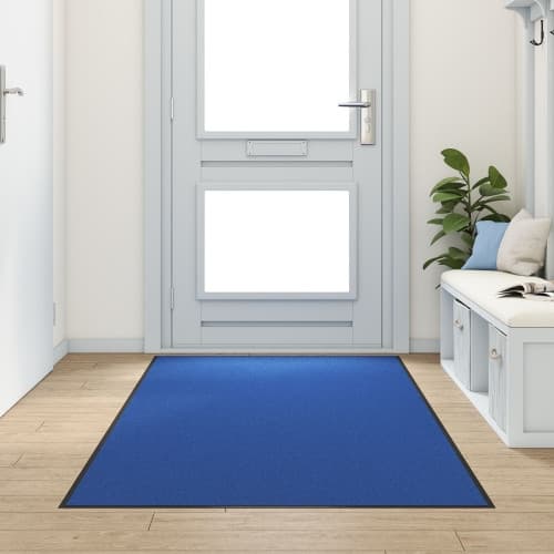 Tofflormatta Tvättbar Blå 120x250 cm
