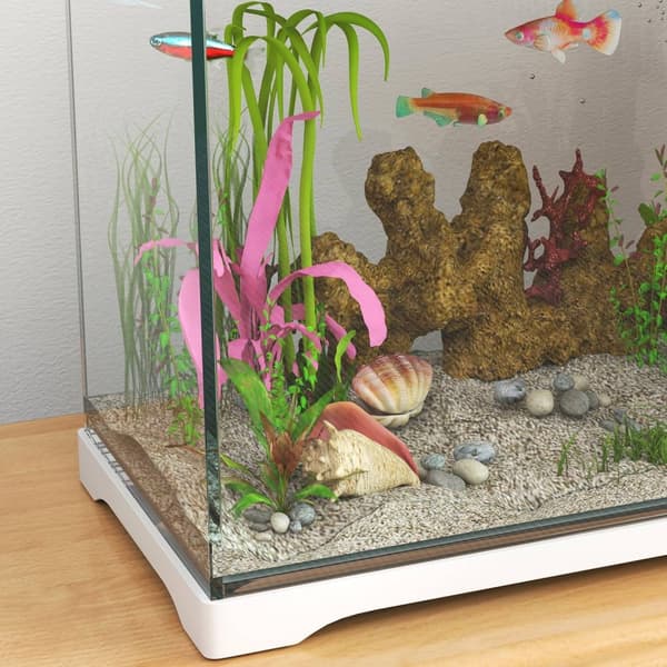 Rootz 17L Tropical Aquarium - Fish Tank - LED Light Aquarium - Nem vedligeholdelse - 35 cm x 21 cm x 31 cm