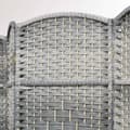 Miniatyrbild 4 av 6: Rootz 4 Panel Room Divider - Interior Paravent - Foldbar Privacy Screen - Hållbar tallram - 180 cm x 1,7 cm x 180 cm