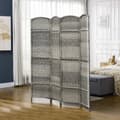 Miniatyrbild 2 av 6: Rootz 4 Panel Room Divider - Interior Paravent - Foldbar Privacy Screen - Hållbar tallram - 180 cm x 1,7 cm x 180 cm