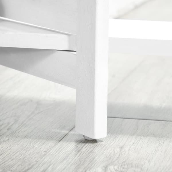Rootz 4 Panel Paravent Room Divider - Blind døre - Foldeskærm - Forbedring af privatlivets fred - 160L x 170H CM White