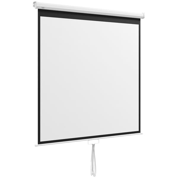 Rootz 85 -tuumainen TV -projektio -näyttö - Home Cinema -näyttö - 4K HD -näyttö - Automaattinen säätö - 149cm x 149cm | Paranna visuaalista kokemusta!