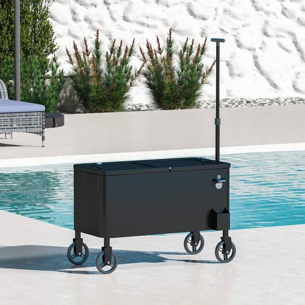 Rootz 76L kyld bil - mobil cool box - utomhuskylare - håller drycker kallt - 87x46x120cm
