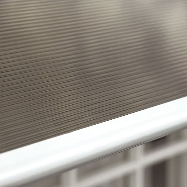Rootz Door Roof Canopy - Rain Shelter - UV Protection - Elegant Home Decor - Skydd mot element - 200 cm x 96 cm x 27 cm