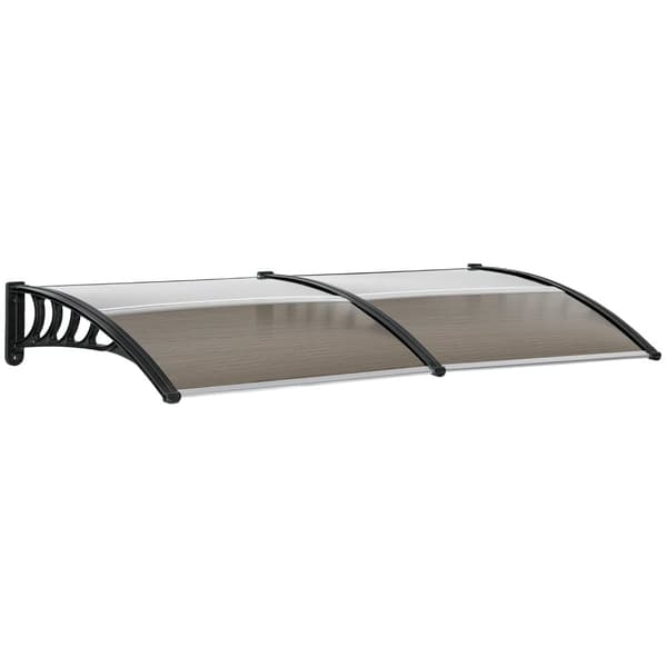 Rootz Door Roof Canopy - Rain Shelter - UV Protection - Elegant Home Decor - Skydd mot element - 200 cm x 96 cm x 27 cm