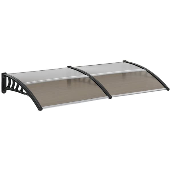Rootz Door Roof Canopy - Rain Shelter - UV Protection - Elegant Home Decor - Skydd mot element - 200 cm x 96 cm x 27 cm