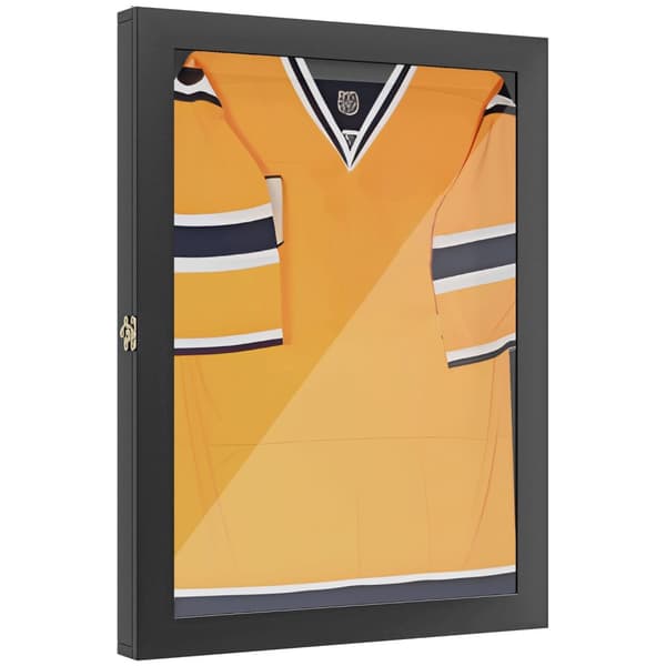 Rootz Frame -Box T -Frame - Jersey Display Case - Sports Memorabilia Frame - Støvbeskyttelse - 71 cm x 6,5 cm x 89 cm