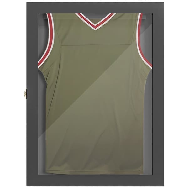 Rootz Frame -Box T -Frame - Jersey Display Case - Sports Memorabilia Frame - Støvbeskyttelse - 71 cm x 6,5 cm x 89 cm