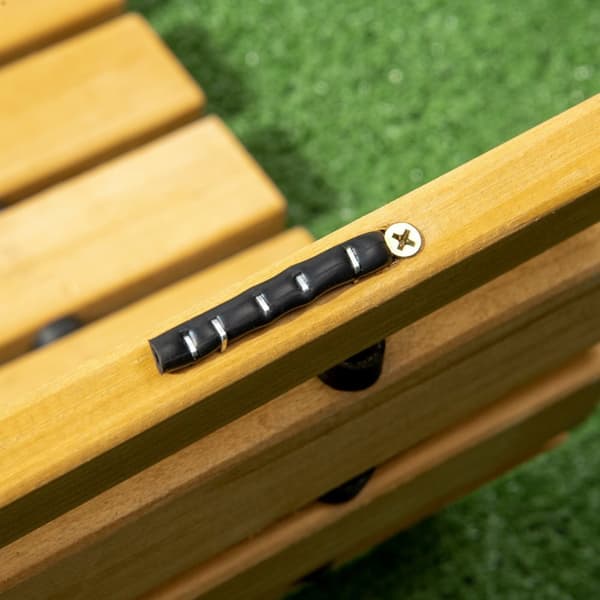 Rootz Garden Path Roll -Up - Træstrimler - Solid Pine Pathway - Holdbar, æstetisk, anti -slip - 185 cm x 60 cm