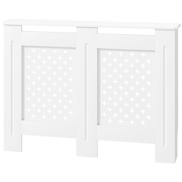 Rootz Radiator Cladding - Cover - Gitter Design - Forbedrer boligindretning - 112b x 19t x 81,5h cm hvid