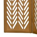 Miniatyrbillede 4 af 6: Rootz Paravent Room Divider - Foldbar interiørpartition - Skærm til træ - brun - 160 cm x 170 cm