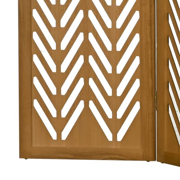 Rootz Paravent Room Divider - Foldbar interiørpartition - Skærm til træ - brun - 160 cm x 170 cm