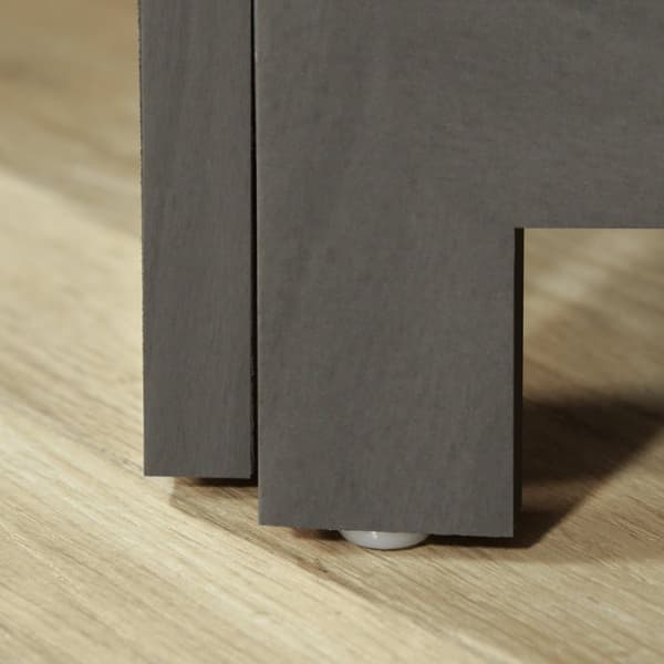 Rootz Room Divider - Paravent - Sammenfoldelig skærm - 3 hylder - Paulownia Wood - 160 cm x 1,9 cm x 170 cm
