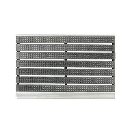Astra Super Brush Grå Aluminium Dörrmatta, 60x 40x 2,8cm - 1850015042