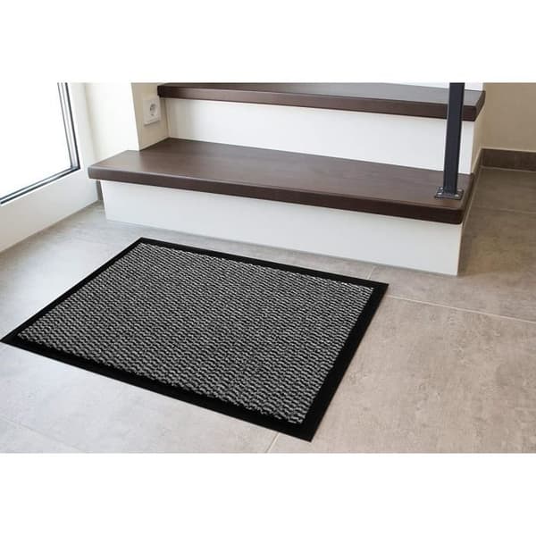 andiamo Schmutzfangmatte Fußabtreter Türmatte Easy Fußmatte, polypropen, ljusgrå, 90 x 150 cm - 294517