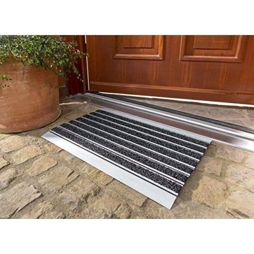 Astra Elegant Scraper Antracit Aluminium Dörrmatta, 60x 40x 1cm - 1870015001