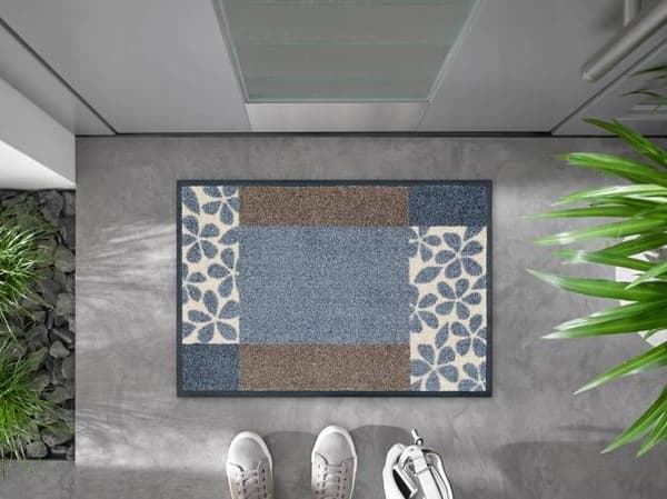 Paillasson Florita grå Tvättbar mattor i olika storlekar wash+dry Design Dimensioner 60 x 40 cm