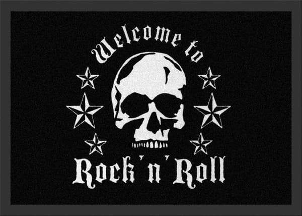 Empire interactive - 623201 - Empire Merchandising Mat Skull, Storlek 60 x 40 cm, Material Polypropylen