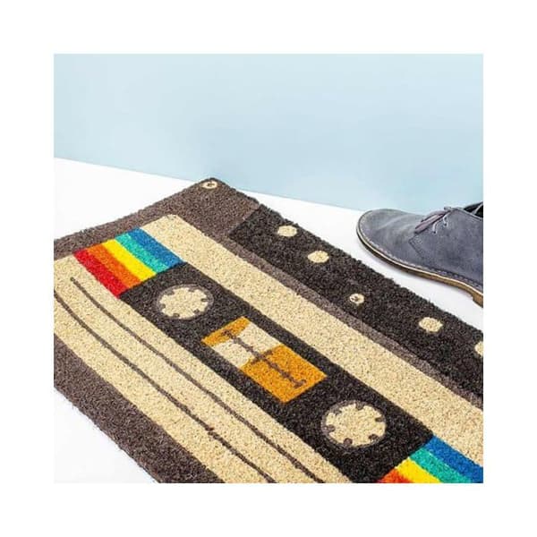 Dörrmatta - SPRICKA - Kassett - Halkskydd - Mått 70x40 cm - Kokosfiber