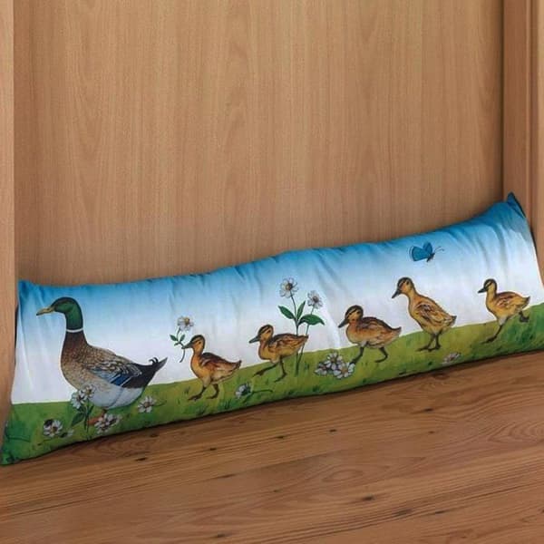 Boudin de porte Avilia - ND - Boudin de Porte och fönster - dörrsänk med Velcro för fäste, 90 cm, Design Anka