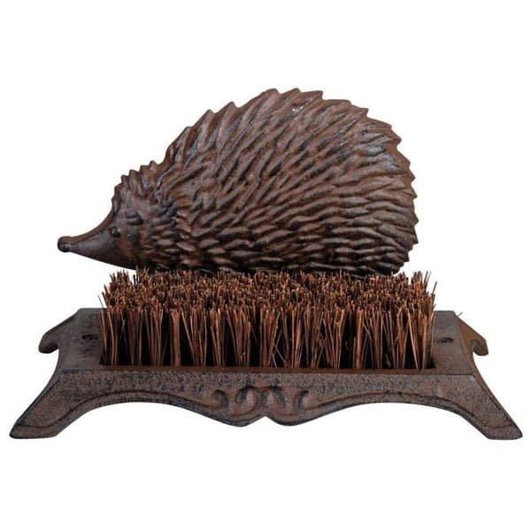 Borstborste - ESSCHERT DESIGN - Igel - Gjutjärn - 25 cm - 16 cm