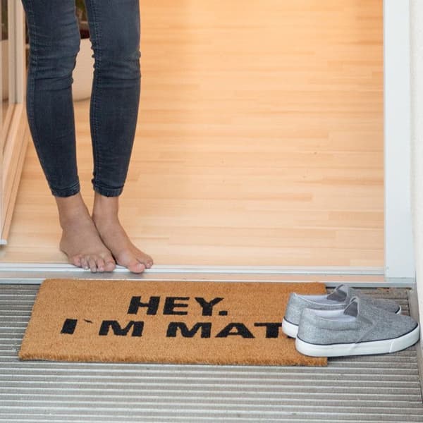 Paillasson - RELAXDAYS - 10023840 - 40x60 cm - Kokosfiber - Halkskydd PVC