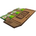 Miniatyrbild 2 av 3: "Beer" utomhusdörrmatta i kokosnötsskal med halkfri PVC-baksida. Mått: 70cm x 40cm x 1,5cm - FISURA