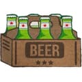 Miniatyrbild 1 av 3: "Beer" utomhusdörrmatta i kokosnötsskal med halkfri PVC-baksida. Mått: 70cm x 40cm x 1,5cm - FISURA