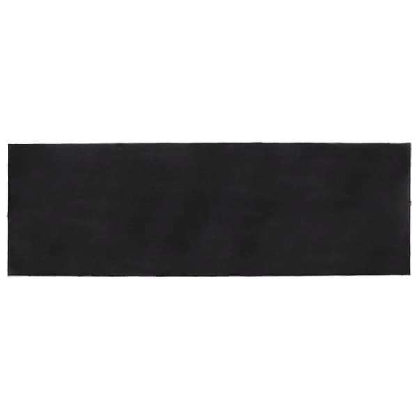 Dörrmatta mörkgrå 100x300 cm tuftad kokos