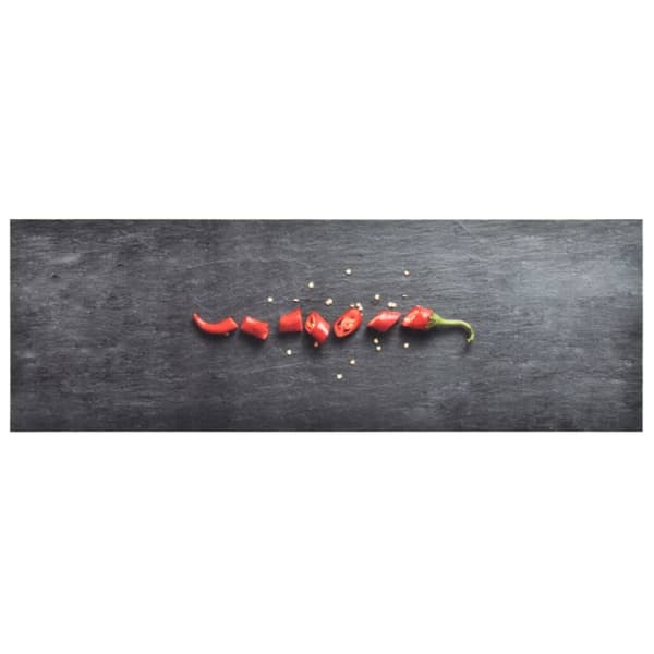 Köksmatta maskintvättbar peppar 45x150 cm