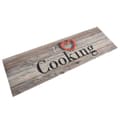 Miniatyrbild 1 av 2: Köksmatta maskintvättbar cooking grå 60x180 cm sammet