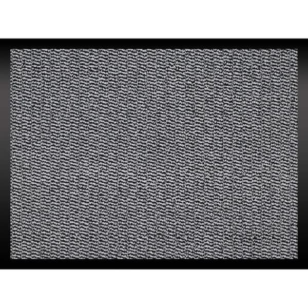 Ljusgrå dörrmatta för ytterdörr 60 x 80