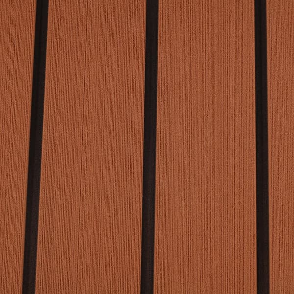 RV Golvmatta, Antiskliddesign, Bekväm 6 mm Tjocklek,Brun med svart