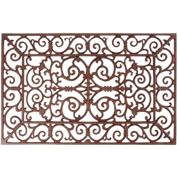 Paillasson - ESSCHERT DESIGN - Gjutjärn - 73x46,5 cm - Brun - Antik stil