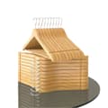 Pikkukuva 1 / 4: Rootz 50 -sarjaiset puiset vaatteet ripustin - vaahterapuun ripustimet - kestävät vaatteet - stabiilisuuden parannus - 44,5 cm x 23cm x 1,2 cm
