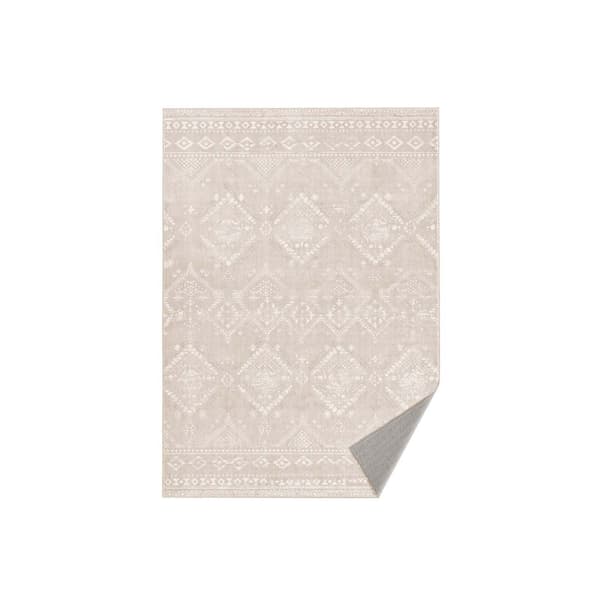 Rootz Boho matta - fluffig area matta - brun matta - mjuk struktur - 140 cm x 200 cm