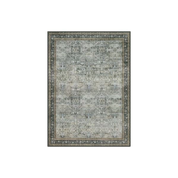 Rootz Vintage Style Carpet - Machine Washable Rug - Green Floor Mat - Nem vedligeholdelse - 160 cm x 230 cm