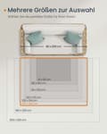 Miniatyrbillede 6 af 8: Rootz Vintage Carpet - Fluffy Green Rug - Soft Floor Covering - Luksuriøs fornemmelse - 140 cm x 200 cm