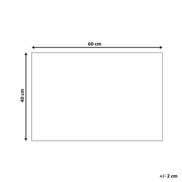 TIMOLAN dörrmatta 40 x 60 cm naturlig kokosfiber Lumarko!