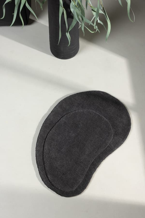 Calcolo Grå Oval Dörrmatta