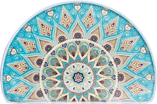 Bomclap Bohemian Gulvmåtte/Badekar Måtte/Tæppe Blå 60*90cm