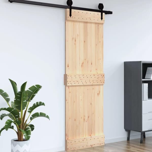 vidaXL Dør 85x210 cm heltre furu